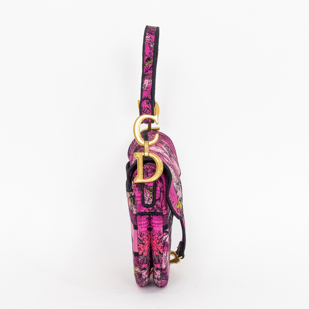 Christian Dior Embroidered Saddle Bag - Picture 4 of 10